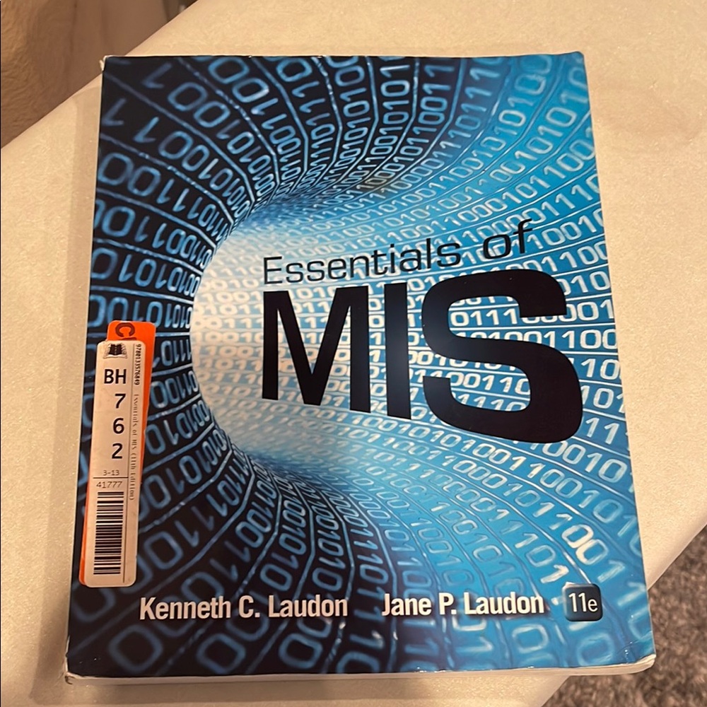 Pearson Essentials of MIS with Blue Digital Cover